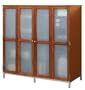 Amanda Computer Armoire, BI-FOLD DOOR, CHERRY