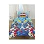 POWER RANGERS 3 RANGERS BLUE SINGLE DUVET SET NEW