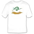 T-shirt with pike, snake, fish