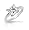 Bling Jewelry Vintage Sterling Silver Princess Cut Solitaire Engagement Ring 3ct Size 5