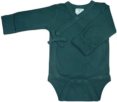 Long Sleeve Kimono Bodysuit (3-6m, Teal)