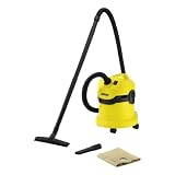 Karcher WD 2.200, 1200 W, 12 L, Negro, Amarillo, 370 x 340 x 430 mm, 4600 g - Aspirador