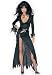 2PC Elvira Dress Sexy Holiday Party Costume