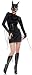 Forplay Women's Fierce Feline,Black,Large/X-Large