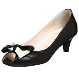 Bruno Magli Women's Arenzano Pump,Black/White,10 B
