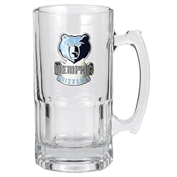 Memphis Grizzlies NBA 1 Liter Macho Mug - Primary Logo by Great American Products
