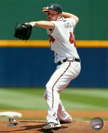Tommy Hanson Atlanta Braves Pitching Action 8x10 Photo
