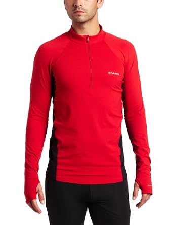 Columbia Mens Baseslayer Midweight Long Sleeve 1/2 Zip - Baselayer homme Columbia Mens Baseslayer Midweight Long Sleeve 1/2 Zip - Baselayer homme