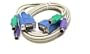 Kinamax CB-KVM3 KVM 3-Inch 1 Male to Male PS/2 & SVGA/VGA Connectors 6-Feet Cable