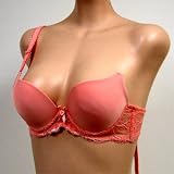 Venus $65 Peach Lace Convertible Push Up Bra #0166 36A