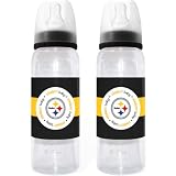 Baby Fanatic Pittsburgh Steelers Baby Bottles - set of 2
