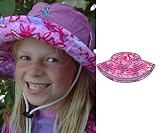 Girls Reversible Bucket Hats, UPF 50+, UV Protective