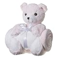 Pem America Bear with Blanket 2-pc. Set - Pink
