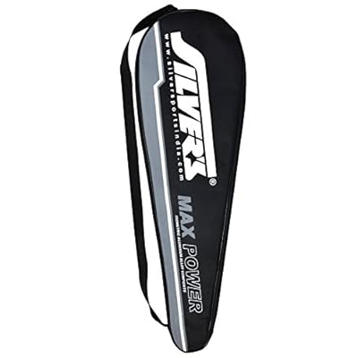 Silver's Max Power Badminton Racquet, Senior G3 (White/Black)