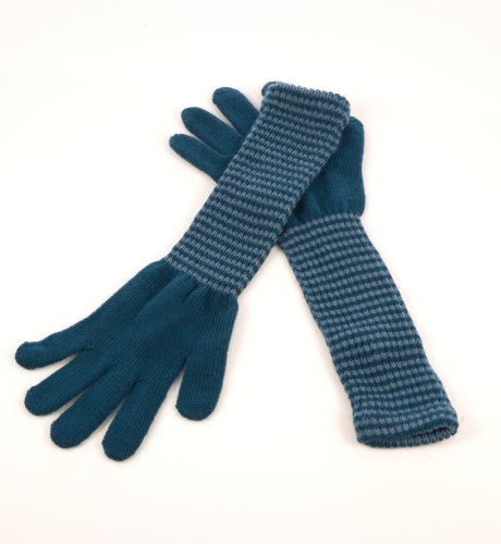 Per Una Striped Knitted Gloves
