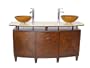 63" Double Sink Bath Vanity -Model 636NM Verdana Cultured marble top