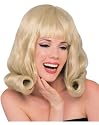 Blonde Retro Flip Wig Adult