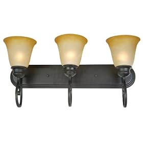 Yosemite Home Decor 93893VB Royal Arches 24.25-Inch 3-Light Bathroom Vanity, Venetian... by Yosemite Home Decor