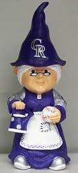 Colorado Rockies 11 Inch Female Garden Gnome