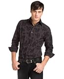 Vintage Red Paisley Flock Shirt