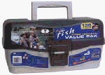 South Bend Tackle Box - 3 Tray with 136 Piece Tackle Kit
