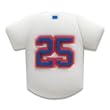 CAPerz - Baseball Jersey No. 25 - White/Red/Blue
