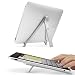 Portable Lightweight Universal Foldable Desk Stand For iPad, iPad 2, iPad 3 Notebook's, Laptop's, Netbook's & Tablet PC's - Silver