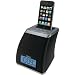 iHome iP21GVC Spacesaver Application-Friendly Alarm Clock for iPod and iPhone (Gunmetal)