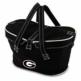 Georgia Bulldogs UGA Lightweight Picnic Basket Tote Bag