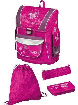 Schulranzen Midi Plus Rose von Herlitz