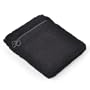 GOGO Thick Solid Color Wristband with Zipper / Wrist Wallet - Black