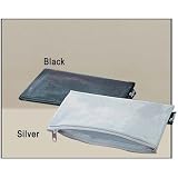 Rucci Mesh Black Cosmetic Bag 7"x3.75"