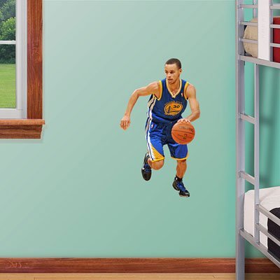 Fathead NBA Golden State Warriors Stephen Curry Junior Wall Graphic