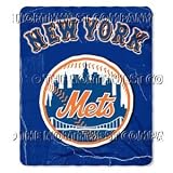New York Mets MLB Lightweight Fleece Throw Blanket 50"x60"