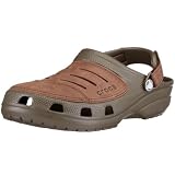 crocs Mens Yukon Clog W/Heel Strap,Chocolate/Chocolate,11 M