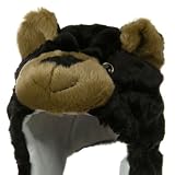 Polyester SW Animal Hat – Black Bear W04S57F