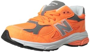 New Balance KJ990 Grade Running Shoe (Big Kid),Orange,7 M US Big Kid