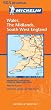 Wales, West Country, Midlands (Michelin Regional Maps)