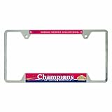 MLB St. Louis Cardinals 2011 World Series Champions Metal License Plate Frame