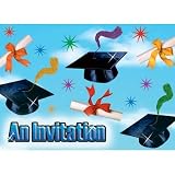 Grad Spirit Fill-In Invitations, 8ct.
