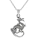 Sterling Silver Dragon Necklace