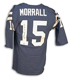 Autographed Earl Morrall Baltimore Colts Throwback Blue Jersey