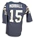Autographed Earl Morrall Baltimore Colts Throwback Blue Jersey