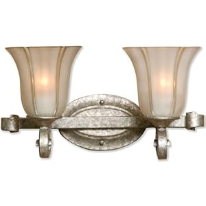 Bath-Vanity Lights Lighting Fixtures Lyon, 2 Lt Vanity Strip by Uttermost