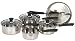 Ethos Hells Kitchen Copper Base Pan Set, 5 Piece