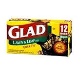 Glad 39 Gallon Quick Tie Lawn & Leaf Bags 12X12 CT