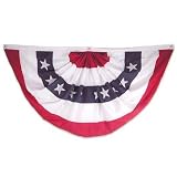 18in x 36in Sewn Polyester Pleated Fan - Online Stores Brand