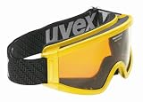 UVEX Speedy Junior Ski Goggle,Yellow Frame with Single Gold Lite Lens