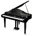 Winchester WGP1200 Deluxe Digital Grand Piano Polished Ebony