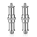 Neewer 2 Pieces Standard 1/4 to 3/8 inch Metal Male Convertor Threaded Screw Adapter Spigot Stud for Studio Light Stand, Hotshoe/Coldshoe Adapter, Ball Head, Wireless Flash Receiver, Trigger
